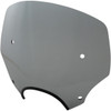 Memphis Shades #MEP5233 - El Paso Windshield - 13" - 7" Headlight Cutout - Black Smoke