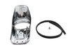 V-Twin #78849 - FLSB Dash Panel Chrome
