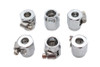 Wyatt Gatling #03-6203C - Hex Chrome Econo Seal Hose End