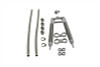 V-Twin - Dual Tube Oil Cooler Kit Chrome