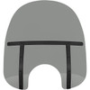 Memphis Shades #MEB32112 - Fats Windshield - Black Smoke - 17"