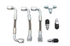 V-Twin #50226 - Bastardo Overhead Valve Oil Line Set Stainless Steel