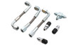V-Twin #50226 - Bastardo Overhead Valve Oil Line Set Stainless Steel