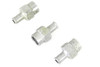 Wyatt Gatling - WR Hex Barb Oil Line Fitting Set Zinc Plated