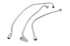 V-Twin #DUTY 50% - Chrome Oil Line Set