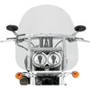 Memphis Shades #MEM6830 - Fats Windshield - 17" - Clear - FXDF