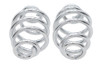 V-Twin #28-6107 - Chrome 3 inch Seat Spring Set