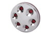 V-Twin #73005 - Chrome 3-D Derby Cover