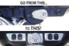 V-Twin #62007 - Ignition Switch Cover Set Chrome