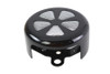 V-Twin #77129B - 5 Spoke Round Horn Cover Black