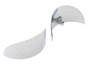 V-Twin - Chrome 4-1/2 inch Deco Spotlamp Visor Set