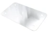 V-Twin #19492 - License Plate Frame Backing Plate Chrome Smooth Style