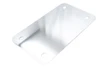 V-Twin #19492 - License Plate Frame Backing Plate Chrome Smooth Style