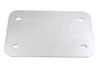 V-Twin #76935 - License Plate Frame Backing Plate Smooth Style Chrome