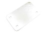 V-Twin #76935 - License Plate Frame Backing Plate Smooth Style Chrome
