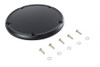 V-Twin #78617W - M8 Wrinkle Black 5-Hole Smooth Derby Cover