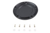 V-Twin #78617W - M8 Wrinkle Black 5-Hole Smooth Derby Cover