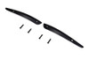 V-Twin #78170B - Black Split Windshield Trim Set