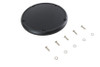 V-Twin #302913 - Wrinkle Black 5 Hole Domed Derby Cover