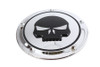 V-Twin #78285 - Chrome 5 Hole Skull Derby Cover