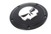 V-Twin #78285B - Black 5 Hole Skull Derby Cover