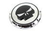 V-Twin #78286 - Chrome 6 Hole Skull Derby Cover