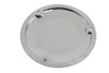 V-Twin #78287 - Chrome 3 Hole Skull Derby Cover