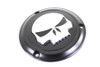 V-Twin #78287B - Black 3 Hole Skull Derby Cover