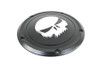 V-Twin #78288B - Black 5 Hole Skull Derby Cover
