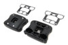 V-Twin #I33-0104MB - Rocker Box Cover Set Black