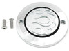 V-Twin #77575 - Chrome 2-Hole Flame Point Cover