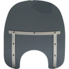 Memphis Shades #MEM41110 - Memphis Slim Windshield - 15" - 7" Headlight Cutout - Dark Black Smoke