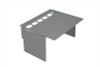 V-Twin #19012 - Chrome Battery Side Cover with Square View Holes