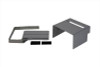 V-Twin #63183 - Chrome Slotted Battery Cover Kit
