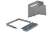 V-Twin - Battery Cover Kit Chrome Slotted