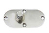 V-Twin #70142 - Oval Inspection Chrome Left Side
