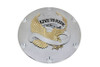 V-Twin #76189GS4 - Eagle Spirit Derby Cover Gold Inlay