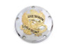 V-Twin #75592G - 5-Hole Derby Cover Gold Inlay