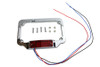 V-Twin #07912 - License Plate Frame Chrome Billet with LED Red Top Lamp