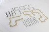 V-Twin - Cover Strip and Gasket Kit Chrome