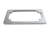 V-Twin #28-6082 - License Plate Frame Thorn Style Chrome Billet