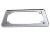 V-Twin #28-6082 - License Plate Frame Thorn Style Chrome Billet