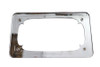 V-Twin #28-6082 - License Plate Frame Thorn Style Chrome Billet
