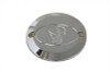 V-Twin - Skull Ignition System Cover 2-Hole Chrome Horizontal