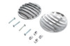 V-Twin #12-6041 - Turn Signal Lens Grille Set Chrome