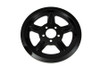 V-Twin - Black Rear Pulley Cover 68 Tooth