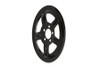 V-Twin - Black Rear Pulley Cover 68 Tooth