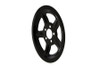V-Twin - Black Rear Pulley Cover 68 Tooth