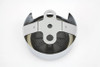 V-Twin #77129B4 - Spoke Style Round Horn Cover Chrome