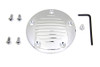 V-Twin #77831 - Grooved Ignition System Cover 5-Hole Chrome